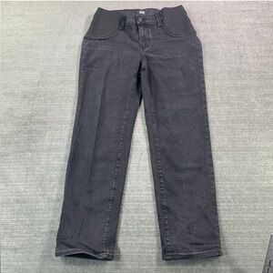 Paige Jeans Women 26 Maternity Black Noella Skinny Mid Rise Stretch Capsule